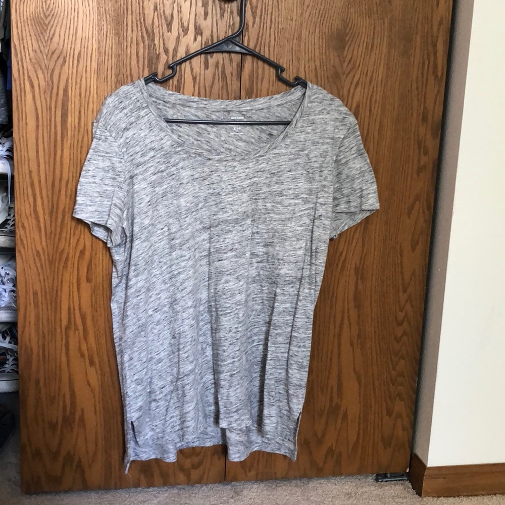 Gray boyfriend t shirt